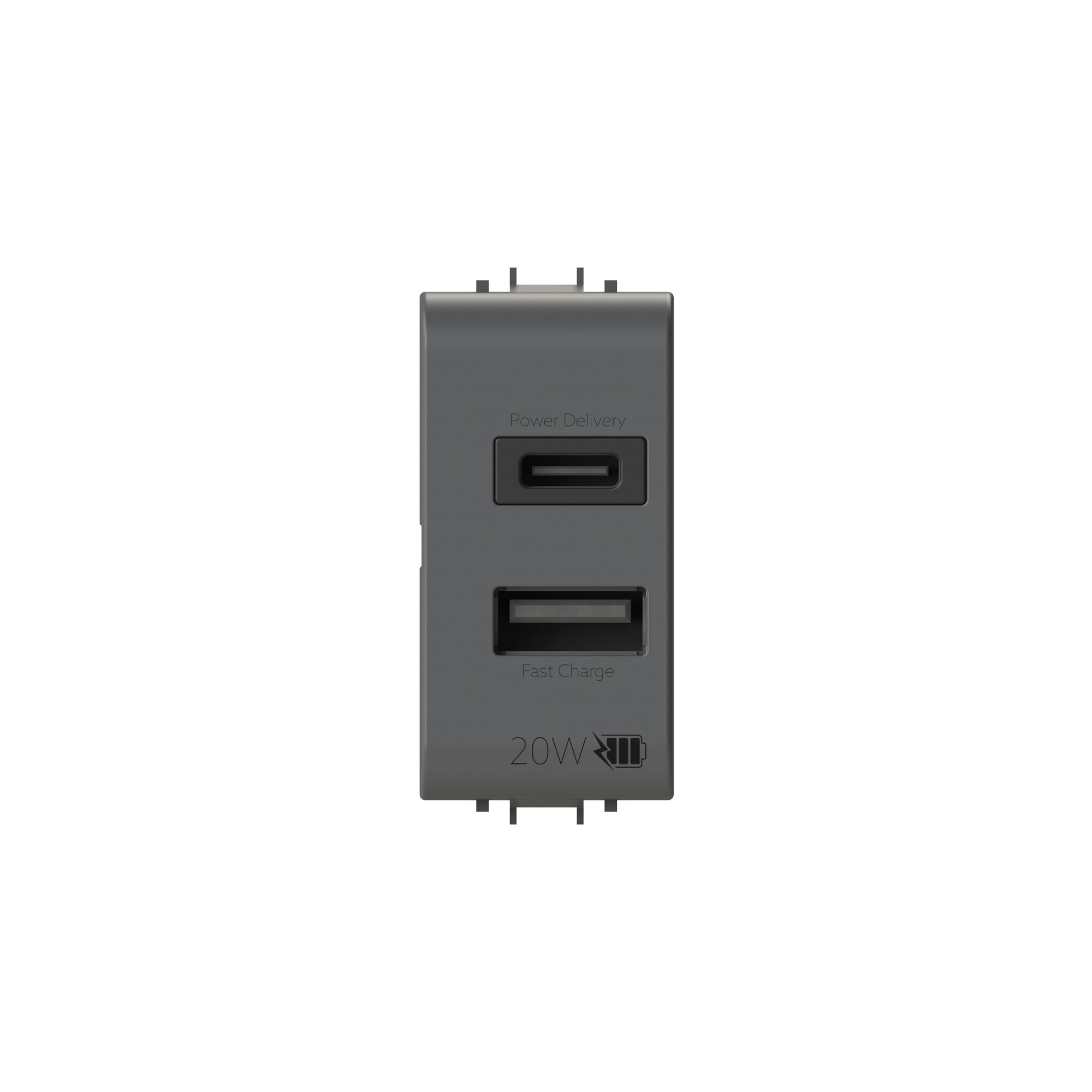 4 BOX SRL - 4BX4B.G12.USB.30 USB 3.0 GEWISS CHORUS NERA