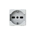 4 BOX SRL - 4BX4B.G20.P40 P40 PRESA 2P+T GEWISS SYSTEM BIANCA