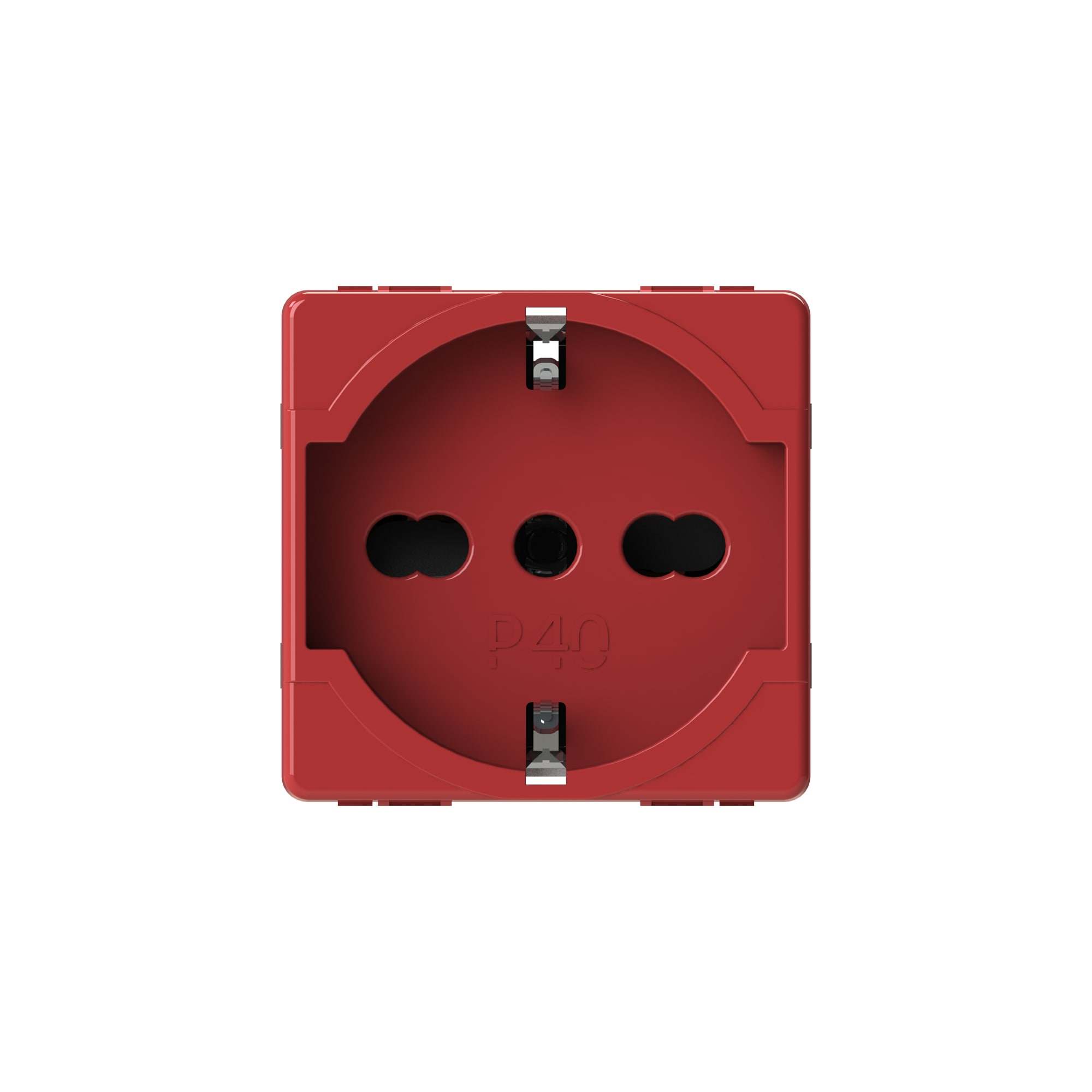 4 BOX SRL - 4BX4B.G20R.P40 P40 PRESA 2P+T GEWISS SYSTEM ROSSA