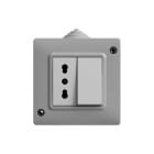 4 BOX SRL - 4BX4B.IP40.BT.CU CONTEN.IP40 2 MOD. BITAPPO E UNIKO