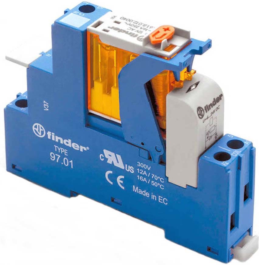 FINDER SPA - FIN4C0180120060SPA INTERFACCIA MODULARE A RELE 1 CONTATTO