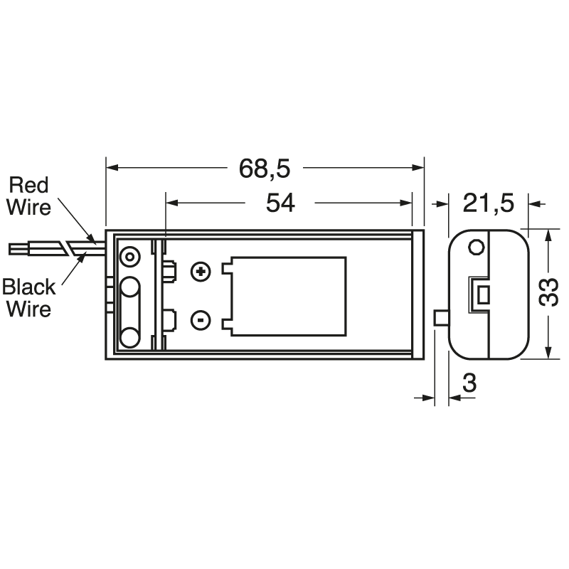ELCART DISTRIBUTION - ERT041101500 PORTABATTERIA PER PILE 9V 6LR61