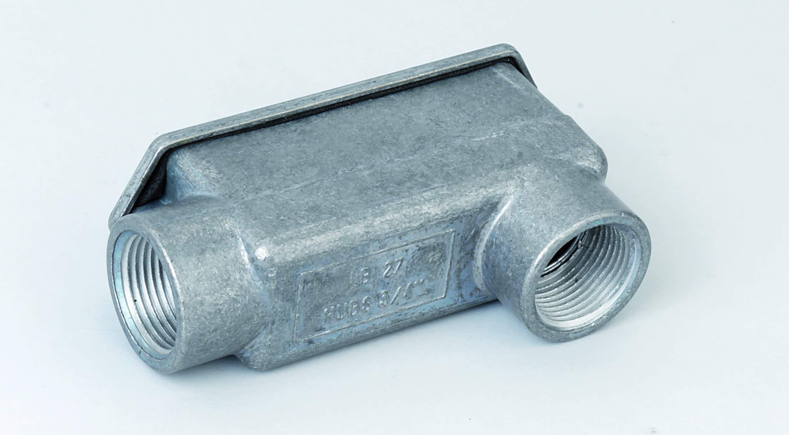 COSMEC - CSM603B-212 Scatola di infilaggio in alluminio, 2 vie una in basso, filettatura GAS 2" 1/2, IP65