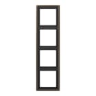 EURO UNITECH ELEKT - UEKME2984AT PLACCA 4 MODULI, OTTONE ANTICATO
