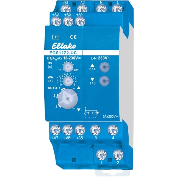 ELTAKO - EAK21400401 IMPULSE GROUP SWITCH, 2 + 2 NO 5A