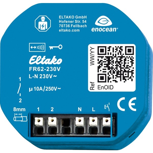 ELTAKO - EAK30100540 Attuatore wireless relè monostabile 10A/250V AC