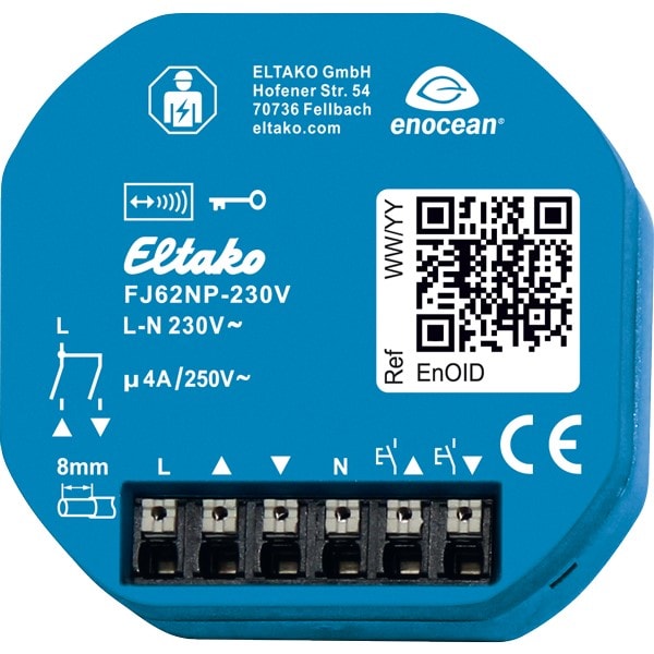 ELTAKO - EAK30200535 Attuatore wireless per tapparelle 1+1 NO 4A