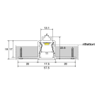 SICOM - SOL5002250 SICOM I15 PLASTERBOARD +COVER BIANCA