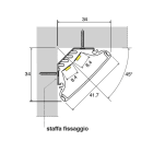 SICOM - SOL5006301 SICOM CORNER45 PLUS+COVER TRASP.