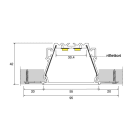 SICOM - SOL5006344 SICOM L55 PLASTERBOARD+COVER PR.TRASP.