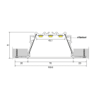 SICOM - SOL5006346 SICOM L70 PLASTERBOARD+COVER BIANCA