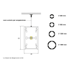 SICOM - SOL5008861-N SICOM ROUND BI-EM N 600 +COVER BIANCA +A
