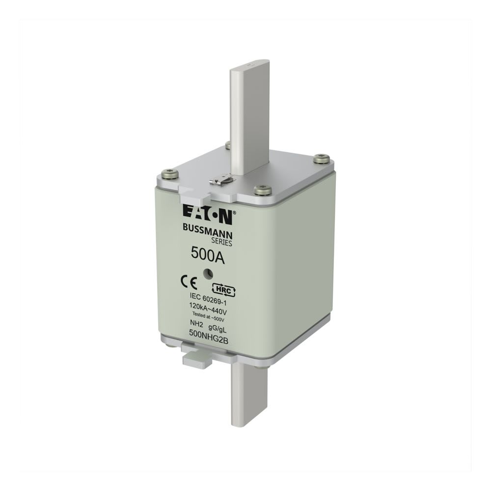 EATON - EAO500NHG2B 500NHG2B NH2, GG-GL, 500A, 500VAC, PLACC