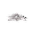 GRAFOPLAST SRL - GRA501/18 TUBETTO FLAT L=18 MM D=1,5A2,5 1000 PZ