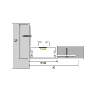 SICOM - SOL5010010 SICOM L30 PLASTERBOARD+COVER PR.TRASP.