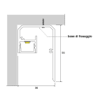 SICOM - SOL5010040 SICOM WALL WASHER 36 + COVER PMMA BIANCA