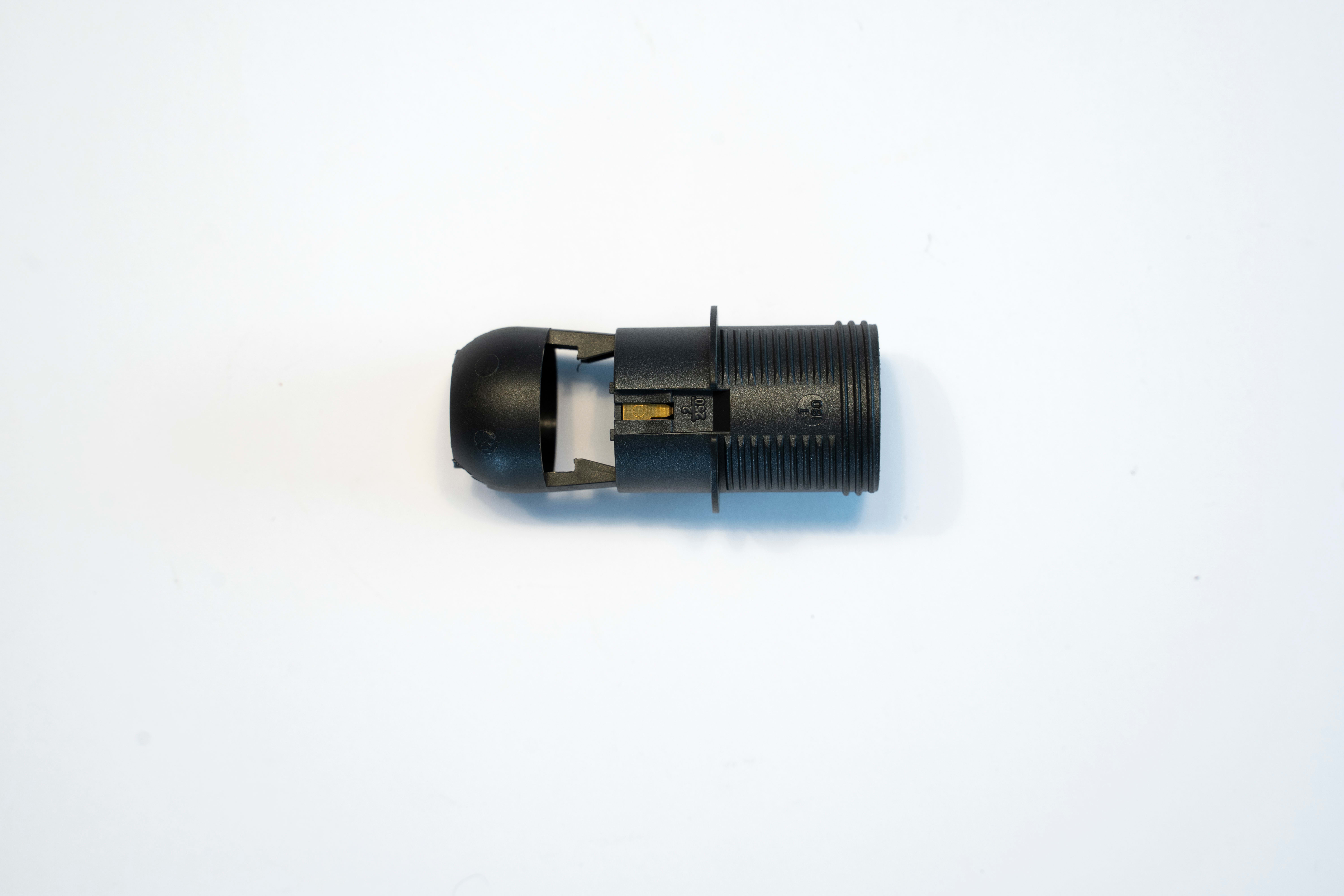 LE PROLUNGHE SAS - PRG501/N PORTALAMP. E14 + CAPP. SEMIFILETTATO NE