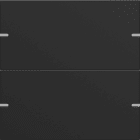 GIRA - GIR5022905 Wippenset 2f Tastsens.4 TS4 Schwarz m(la