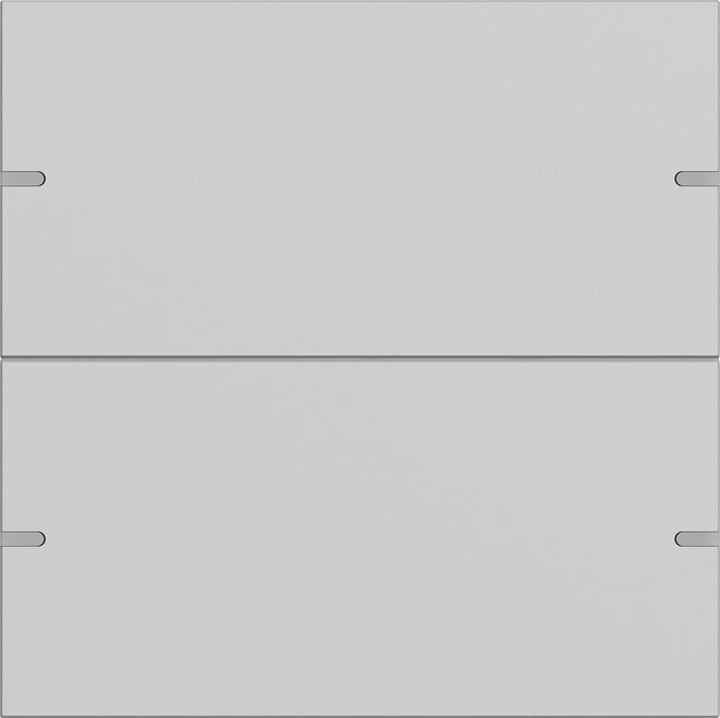 GIRA - GIR5022915 Wippenset 2f Tastsens.4 TS4 Grau m(lack.