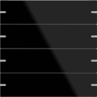 GIRA - GIR502405 Wippenset 4f Tastsens.4 TS4 G Schwarz