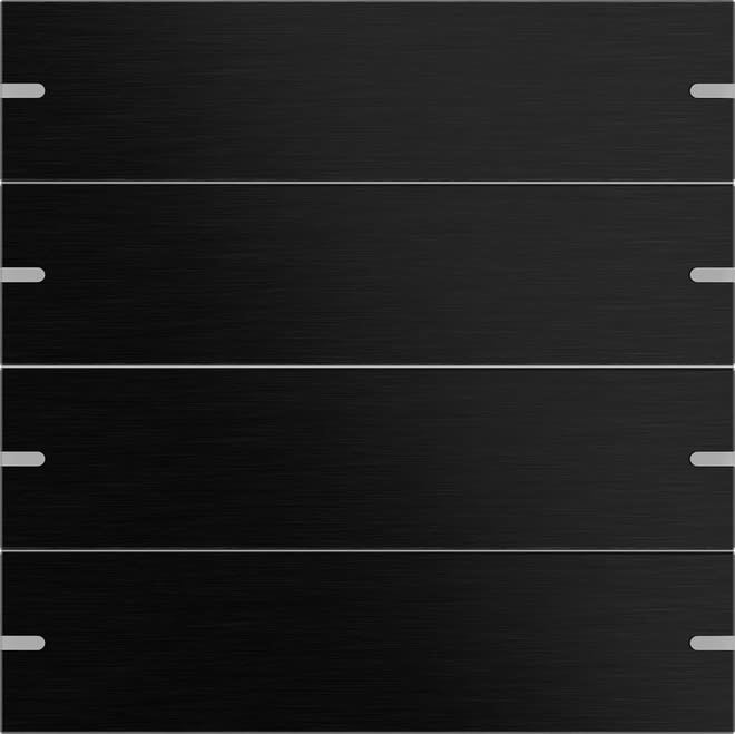 GIRA - GIR5024126 Wippenset 4f Tastsens.4 TS4 Alum.Schwarz