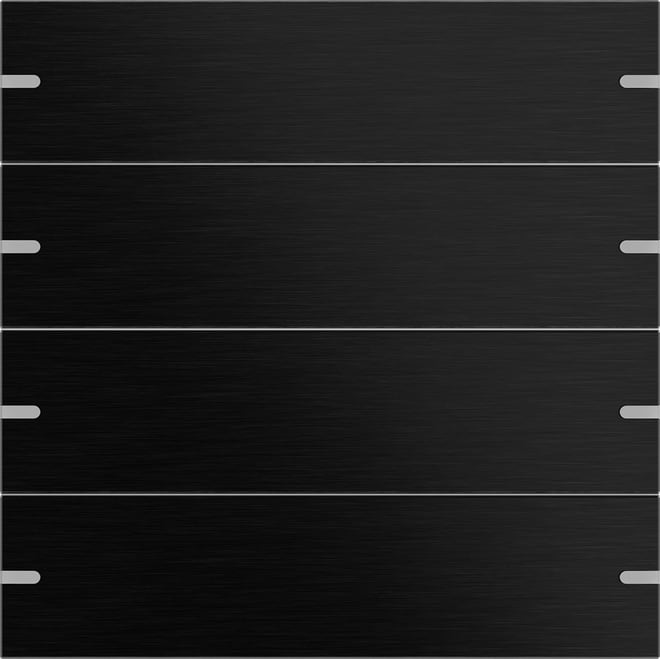 GIRA - GIR5024126 Wippenset 4f Tastsens.4 TS4 Alum.Schwarz