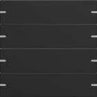 GIRA - GIR5024905 Wippenset 4f Tastsens.4 TS4 Schwarz m(la