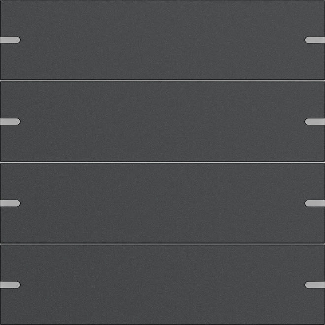 GIRA - GIR5024928 Wippenset 4f Tastsens.4 TS4 Anthrazit(la