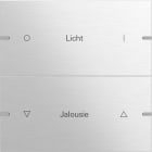 GIRA - GGI503217 Wippenset 2f indiv. Tastsens.4 TS4 Alumi