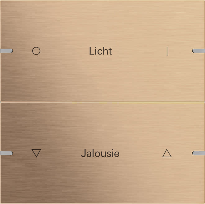 GIRA - GIR503238 Wippenset 2f indiv. Tastsens.4 TS4 Bronz