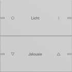 GIRA - GIR5032915 Wippenset 2f indiv. Tastsens.4 TS4 Grau