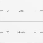 GIRA - GIR5032927 Wippenset 2f indiv. Tastsens.4 TS4 Reinw