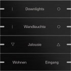 GIRA - GIR5034126 Wippenset 4f indiv. Tastsens.4 TS4 Alum.