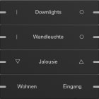 GIRA - GIR5034905 Wippenset 4f indiv. Tastsens.4 TS4 Schwa
