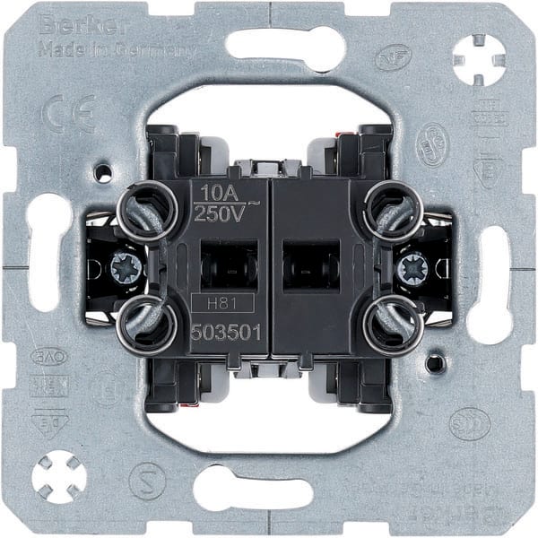 BERKER - BRK503501 PULS.DOPPIO CONT.NA+NC COM.LUCI