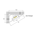 SICOM - SOL5040022 SICOM CORNER 30 + COVER NERA