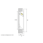 SICOM - SOL5040030 SICOM WALL IN + COVER INTERNA +COVER BIA