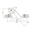 SICOM - SOL5040050 SICOM L22 PLASTERBOARD + COVER BIANCA