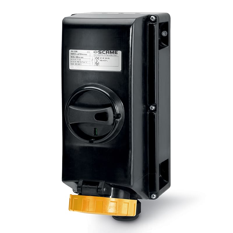 SCAME PARRE SPA - SCA504.1670-A PRESA GRP 2P+T 16A 4H IP66 EX ZONA1/21