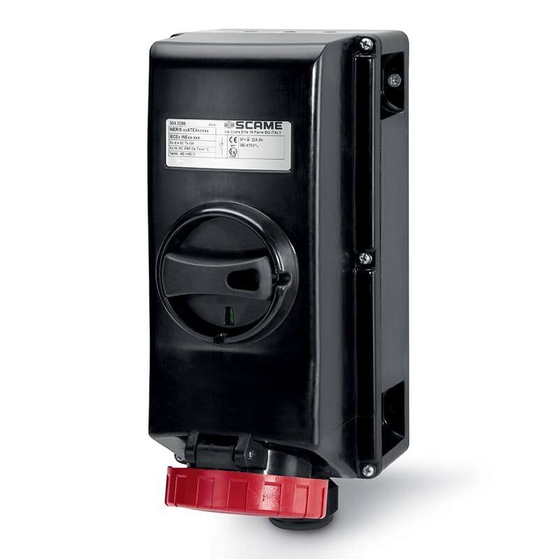 SCAME PARRE SPA - SCA504.3286 PRESA GRP 3P+T 32A 6H IP66 EX ZONA1/21