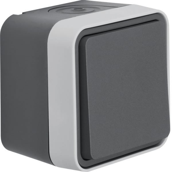 BERKER - BRK50453525 PULS.NA W.1 GRIGIO/GRIGIO CHIARO OP.