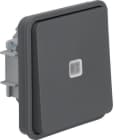BERKER - BRK50463525 PULS.CONT.COMM.ILLUMINATO W1 GRIGIO OP.