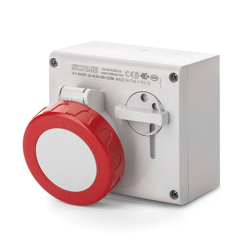 SCAME PARRE SPA - SCA505.16865 PRESA INTERBL. 16A 3P+T 11H IP66/IP67