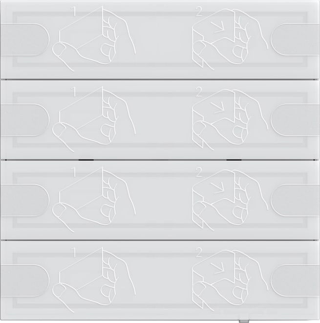 GIRA - GIR5054003 SENS.TATT.4.95 24 V 4X BIANCO