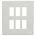 BTICINO - BTI506/6/R MAGIC - PLACCA 3+3P RESINA