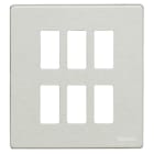 BTICINO - BTI506/6/R MAGIC - PLACCA 3+3P RESINA