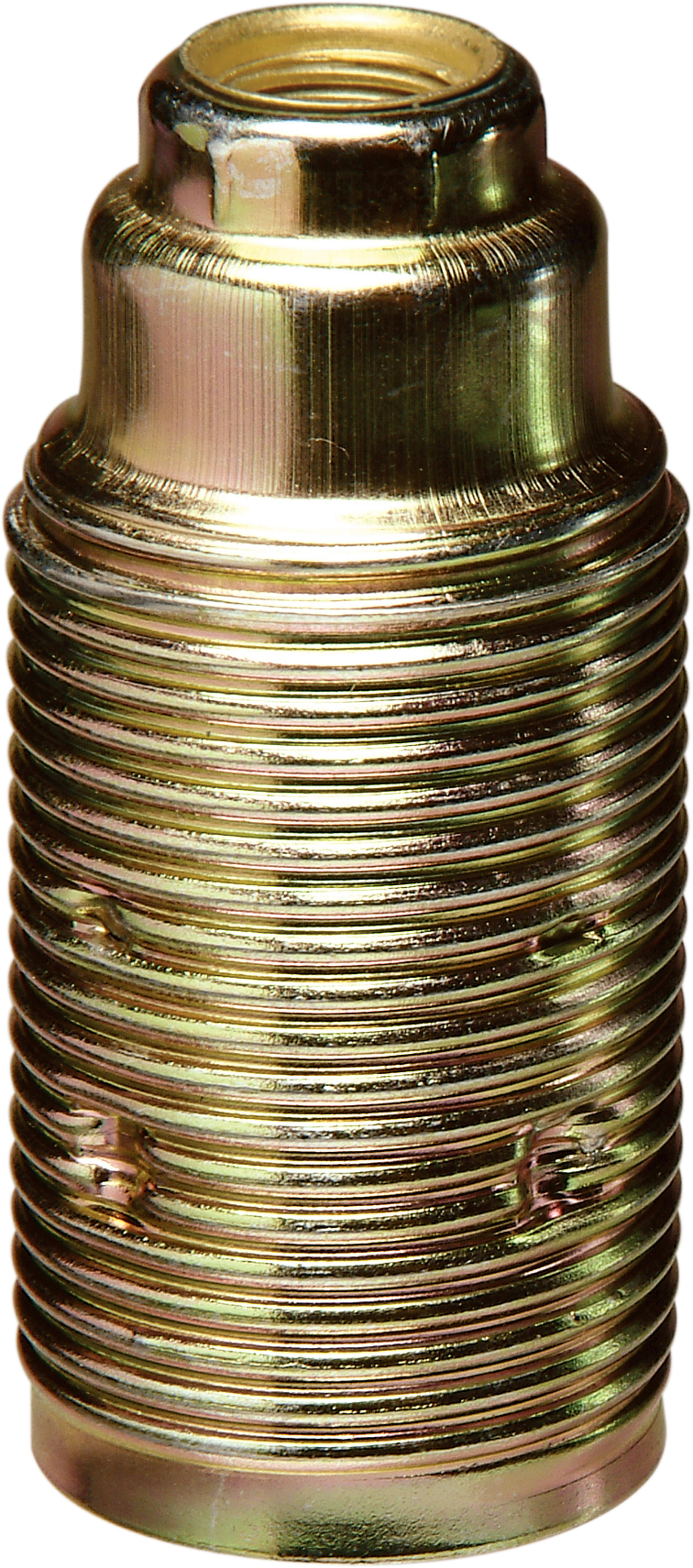 LE PROLUNGHE SAS - PRG506 PORTALAMP. E14 FILETTATO ZINCATO GIALLO