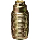 LE PROLUNGHE SAS - PRG506 PORTALAMP. E14 FILETTATO ZINCATO GIALLO