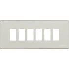 BTICINO - BTI506L/6/R MAGIC - PLACCA 6P RESINA