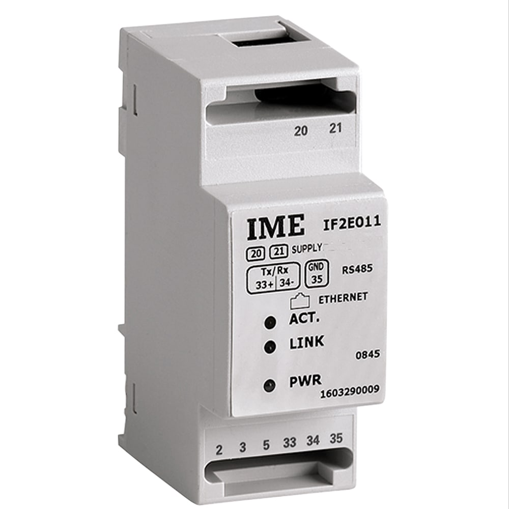 IME - IMSIF2E111 IF INTERF RS485-ETHERNET A20-60VCC/24VCA